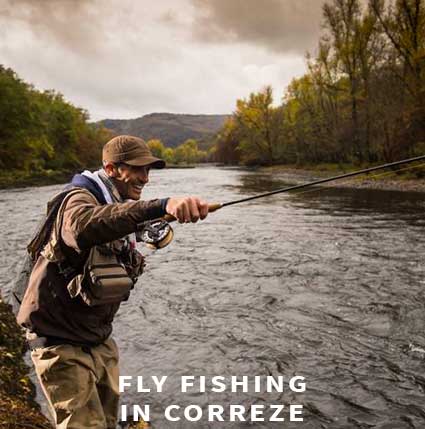 Fly fishing in Corrèze